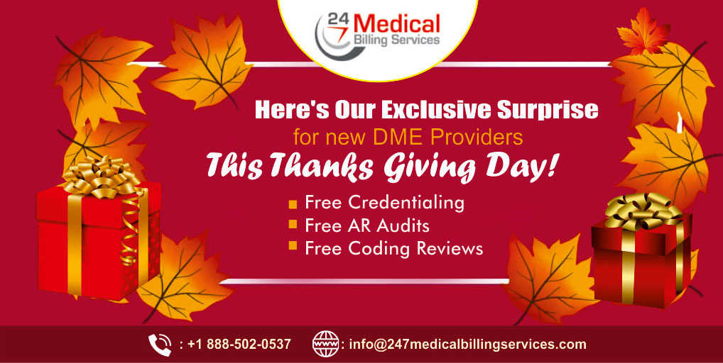 Thanksgiving offer in healthcare by 247 Medical Billing Services