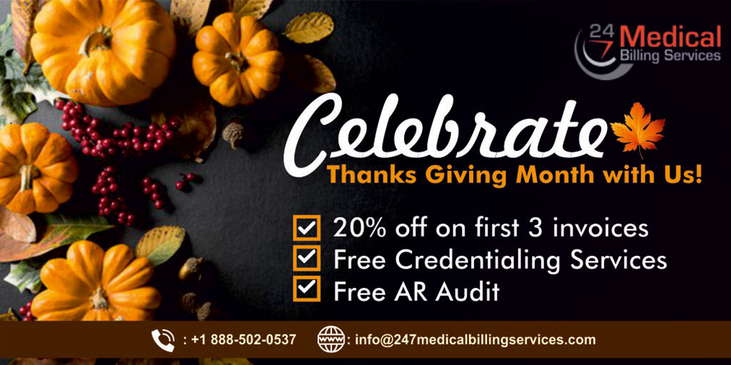 Thanksgiving offer in healthcare by 247 Medical Billing Services