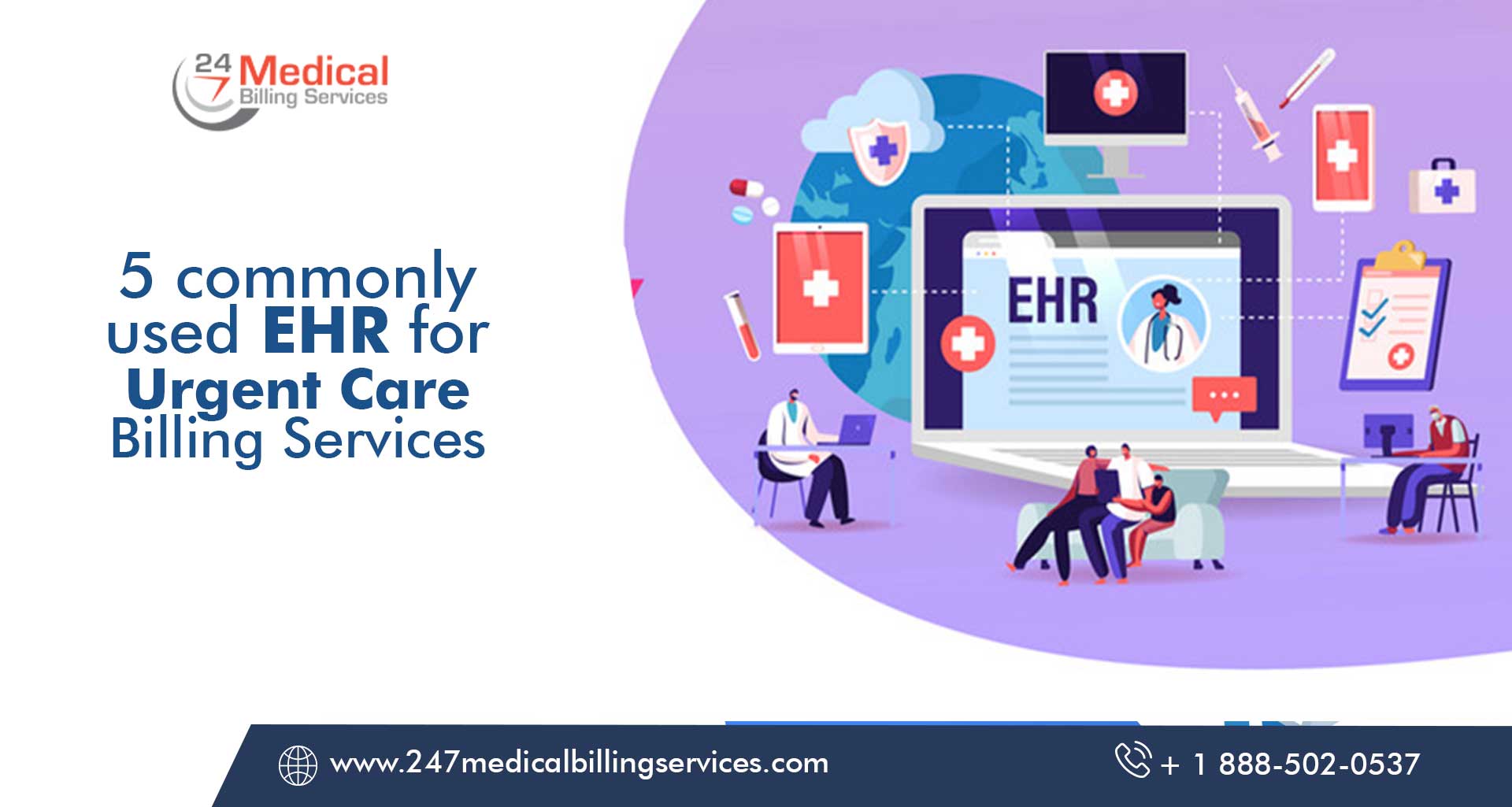 5 commonly used EHR for Urgent Care Billing Services