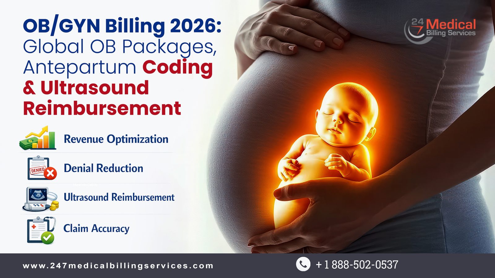 OB/GYN Billing 2026 Global OB Packages, Antepartum Coding & Ultrasound Reimbursement